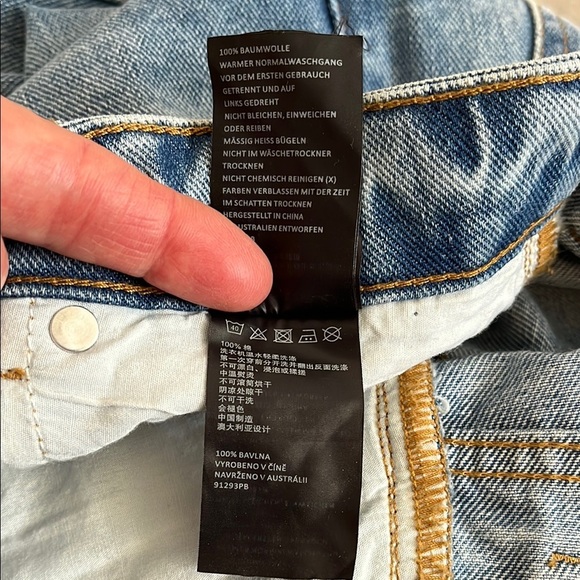 BARDOT NWOT Wide Leg Denim Jeans, Size 28 - Picture 6 of 14